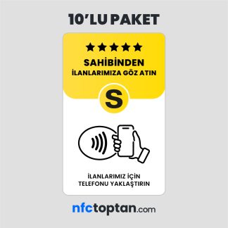 10 Adet Sahibinden NFC Kartı