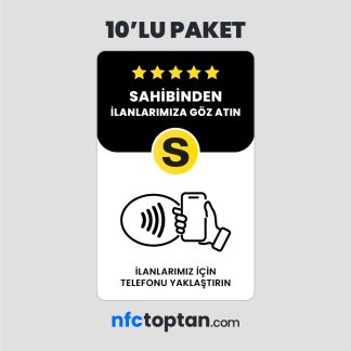 10 Adet Sahibinden NFC Kartı