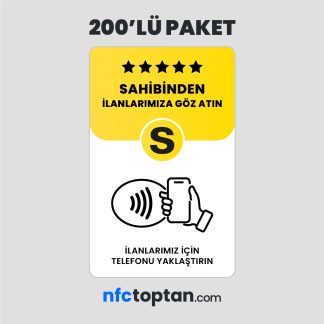200 Adet Sahibinden NFC Kartı