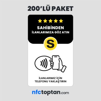 200 Adet Sahibinden NFC Kartı