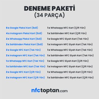 Deneme Paketi (Toplam 34 Ürün)